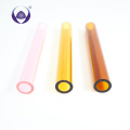 TYGLASS Professional Manufacture heat resistant glass tube cutting decorative color borosilicate glass tubing